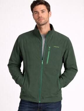 Patagonia Men's Guide Softshell Jacket in Olive Green, Size Medium